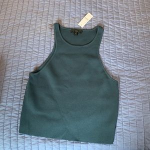 NWT J.Crew super sculpt racerbank tank (cropped)